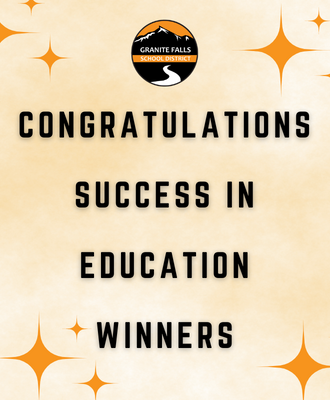  Congratulations Success in Education Winners